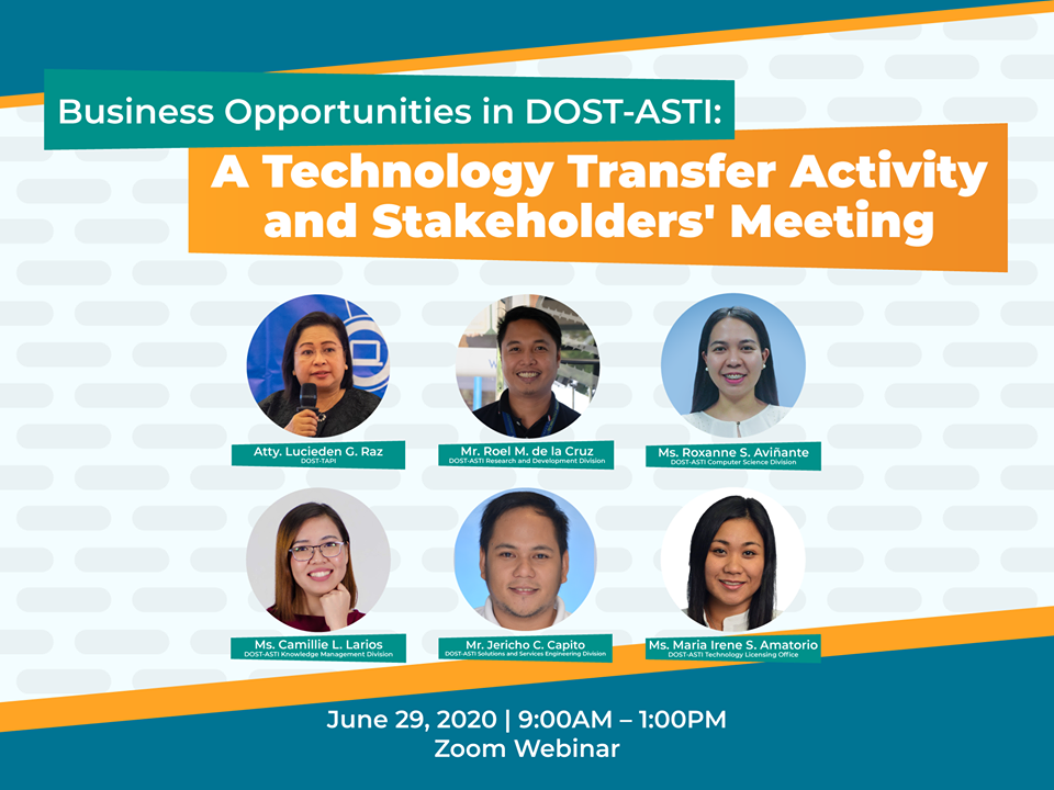 Business Opportunities Exploration for DOST-ASTI HIRANG technologies