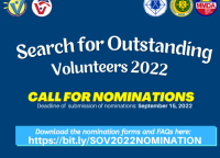Search for Outstanding Volunteers 2022